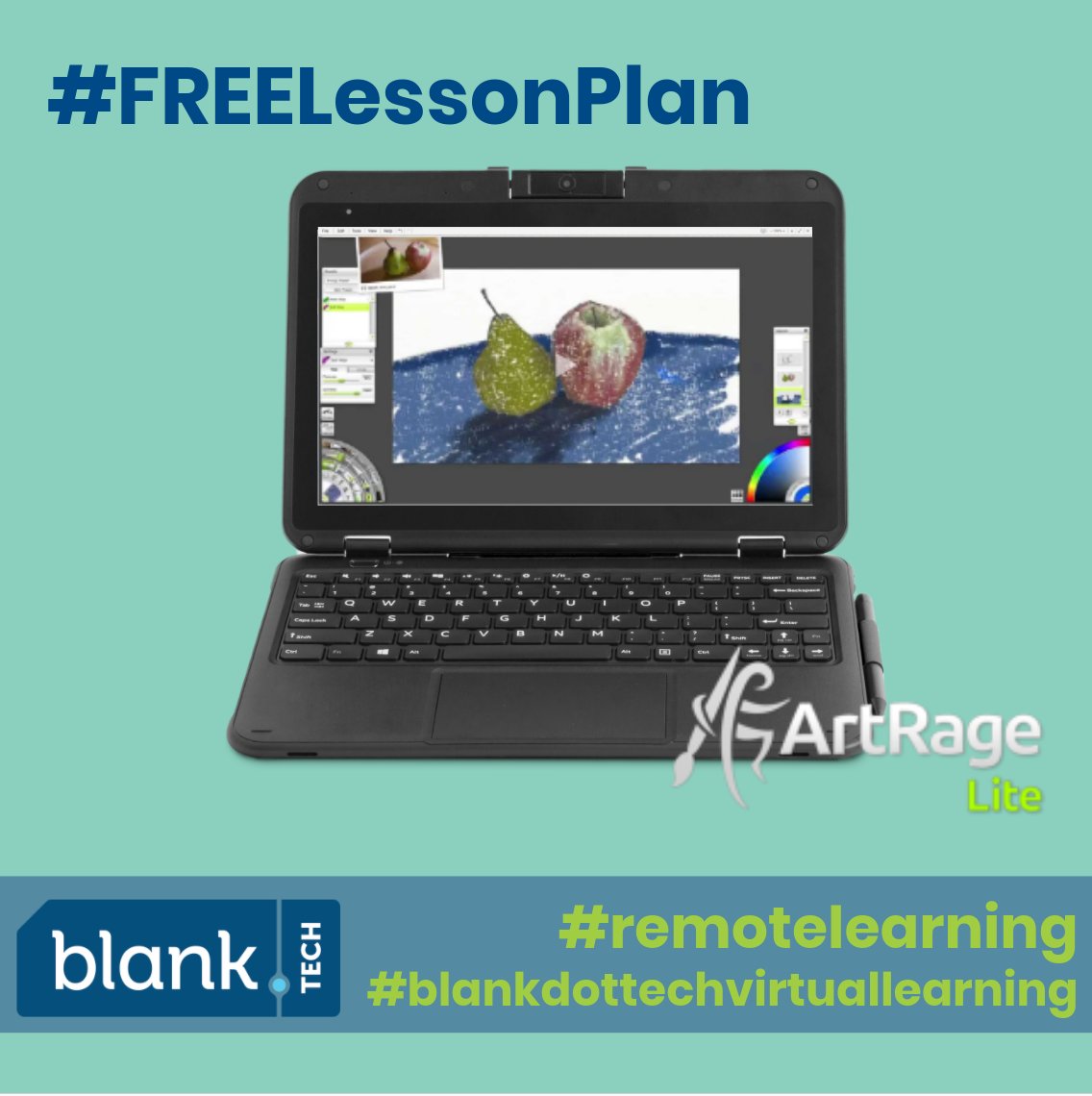 blankdottech's tweet photo. Looking for additional STEAM lesson plans? Use ArtRage from our ikES 2.0 to teach art! Swipe to follow our #FREElessonplan and share with us by using our hashtag: #blanktechvirtuallearning (Referenced: @travelandleis's list of museums to visit virtually!) https://t.co/j6US4pmF25