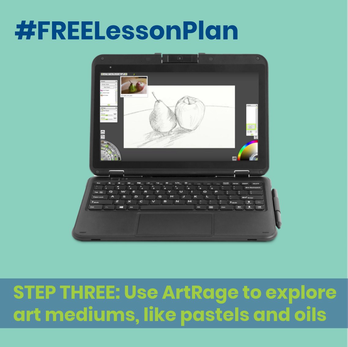 blankdottech's tweet photo. Looking for additional STEAM lesson plans? Use ArtRage from our ikES 2.0 to teach art! Swipe to follow our #FREElessonplan and share with us by using our hashtag: #blanktechvirtuallearning (Referenced: @travelandleis's list of museums to visit virtually!) https://t.co/j6US4pmF25