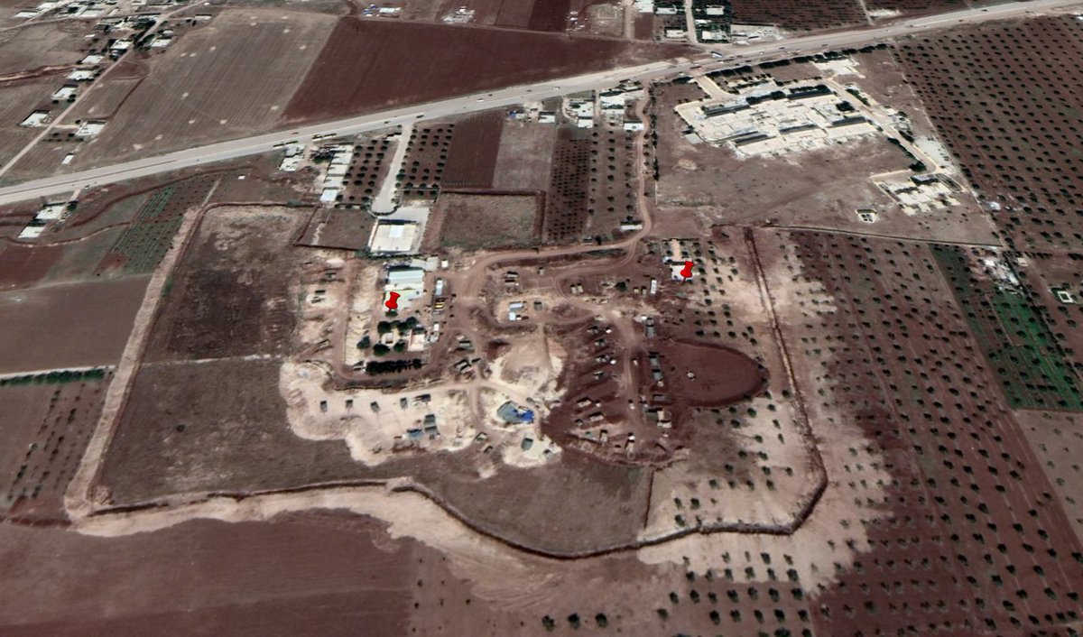 17 Jan and 8 Mar 2020 ATGMs fired targeting sites at the Sijaraz military base next to the A'zaz National Hospital https://www.google.com/maps/place/36%C2%B034'15.4%22N+37%C2%B001'10.2%22E/@36.5709331,37.0175847,805m/data=!3m1!1e3!4m6!3m5!1s0x0:0x0!7e2!8m2!3d36.5709459!4d37.0195123