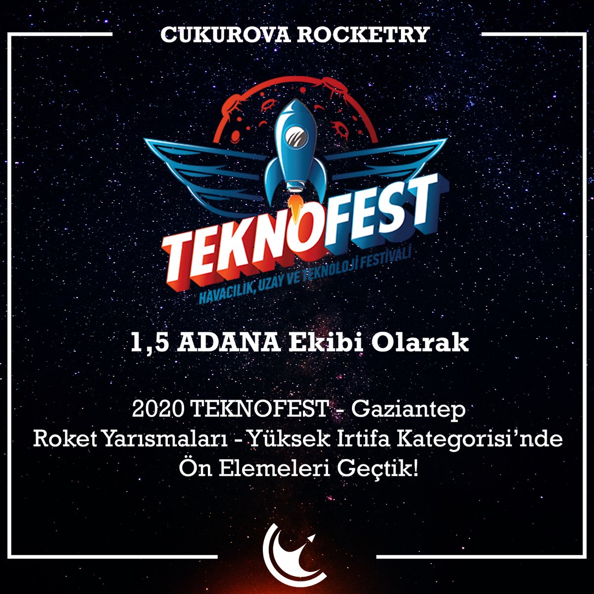 2020 TEKNOFEST Gaziantep Roket Yarışmaları - Yüksek İrtifa Kategorisi çok zorlu geçiyor! Yalnızca finalistlerin yarışabildiği kategoride ön elemeleri geçmiş olmanın mutluluğunu sizlerle paylaşmak isteriz. Ana sponsorumuz <a href="/starlinesafety/">Starline Safety</a> 'ye destekleri için minnettarız! #Teknofest