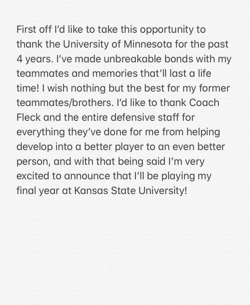 Thank you Gopher Nation! ❤️