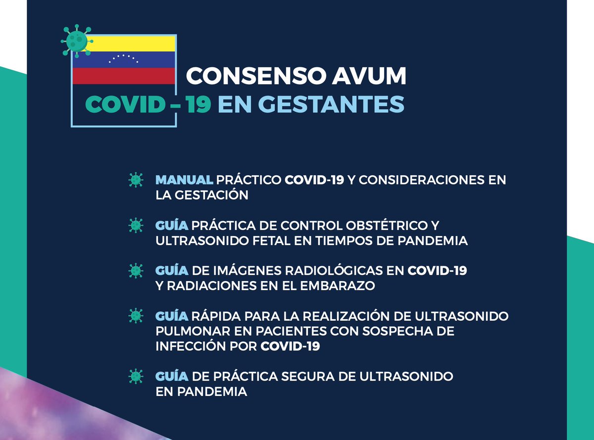 Visita nuestra web para descargar el Consenso de <a href="/AvumSvu/">Sociedad Venezolana de Ultrasonido</a> sobre #Covid_19 en gestantes.