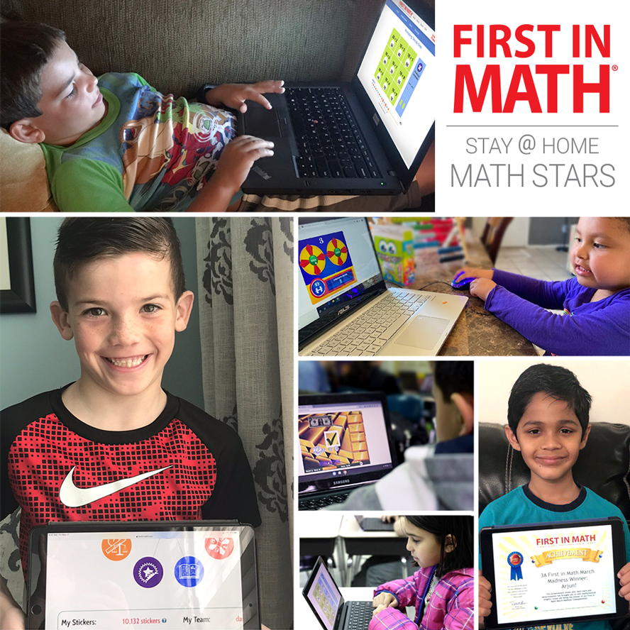 FirstInMath's tweet photo. We come here every day so excited to see what our #FirstInMath Teachers & Students are sharingβwe love your photos! We might not respond to every single post, but we see you. π Keep up the great work, we are proud of you! #StayAtHomeMathStars #MathMVPs #math #Goals https://t.co/D1J6s8In2M