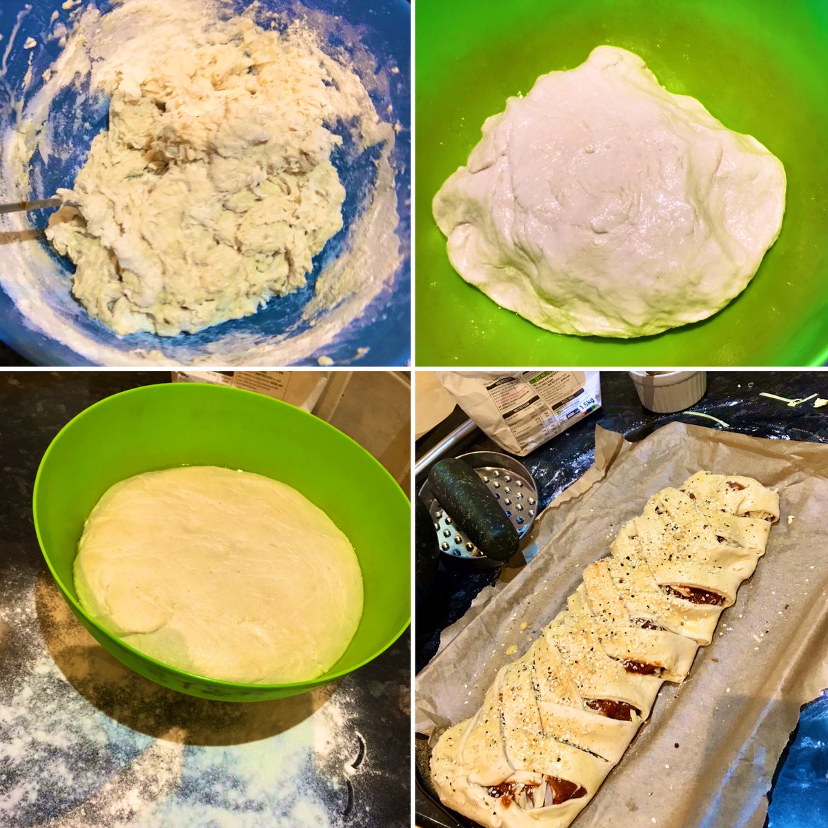 MrsMassx's tweet photo. Tonight, in the spirit of continuing to teach my 7 year old home cooking skills, we made our first ever homemade Meatball Stromboli and Garlic Bread Pizza- it was scrummy! 😍 #Homecooking #Baking #DoughMaking #Homeschooling https://t.co/ExOgkQ8ATS