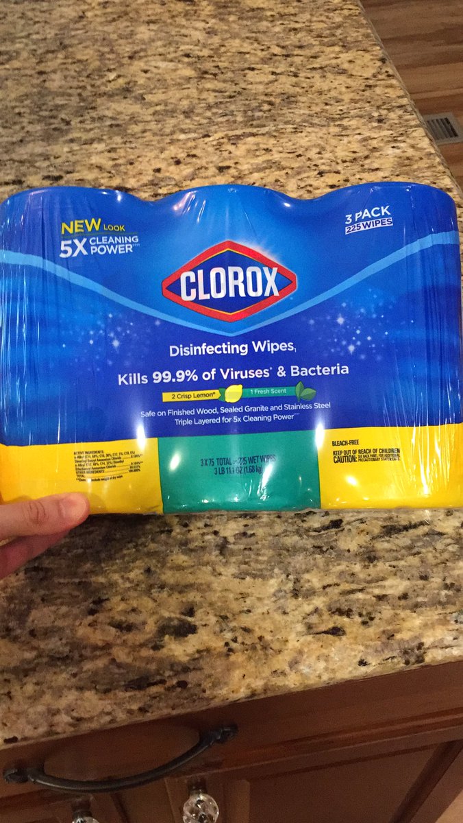 Winning at quarantine. Three-pack of Clorox wipes from Staples (on sale though sadly no longer available), 5x Chase Points on Ink Cash, 2x Amex Points from Rakuten, 3% back from Dosh, free next-day shipping by adding a gift card. 

Stack, stack, STACK 👍