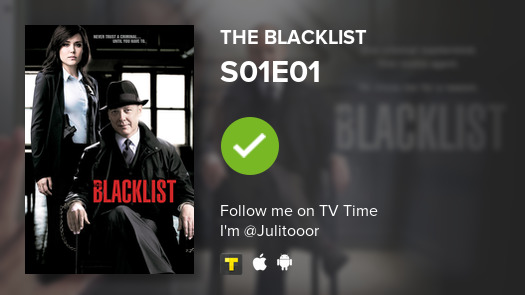 julitooor's tweet photo. I've just watched episode S01E01 of The Blacklist! #tvtime https://t.co/lusHt6oaaj https://t.co/XkNQKPYX1l