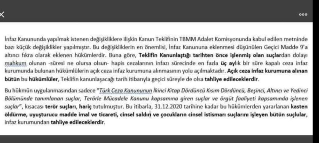 Mahkumölerek TahliyeOluyor
 Dogruluk var mi ?
