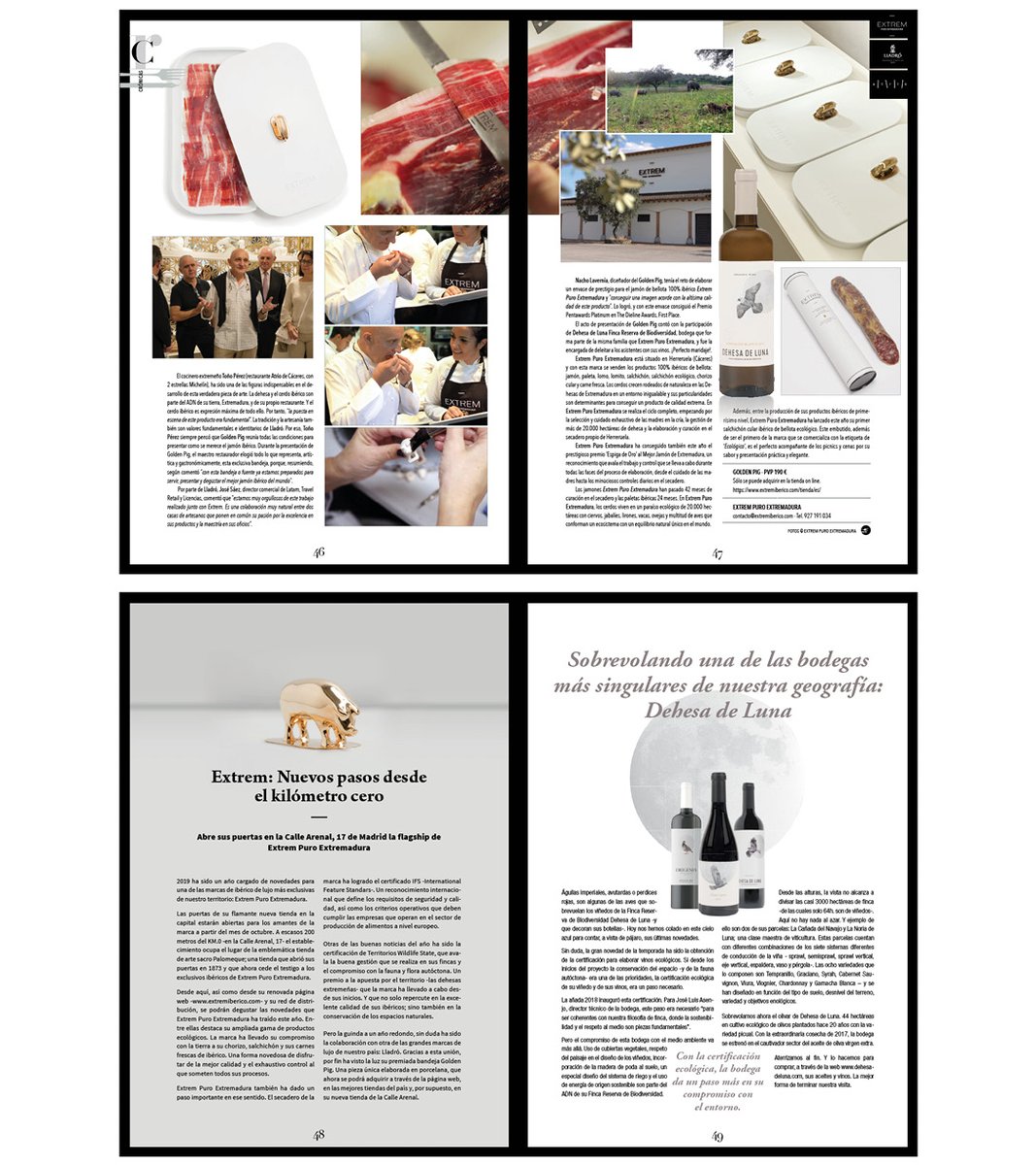 RRestauradores's tweet photo. 📰GOLDEN PIG 
📝Extrem Puro Extremadura @Extremiberico y Lladró @lladrofromspain
✍️🏽#MiguelPeraqui 
📚Publicado en #REVISTARESTAURADORES #R243 #MIXCELLANEOVSI 🌷#PRIMVLAVERIS MMXIX
📲 https://t.co/qMl15xjOA0 https://t.co/ePzctGRm4m