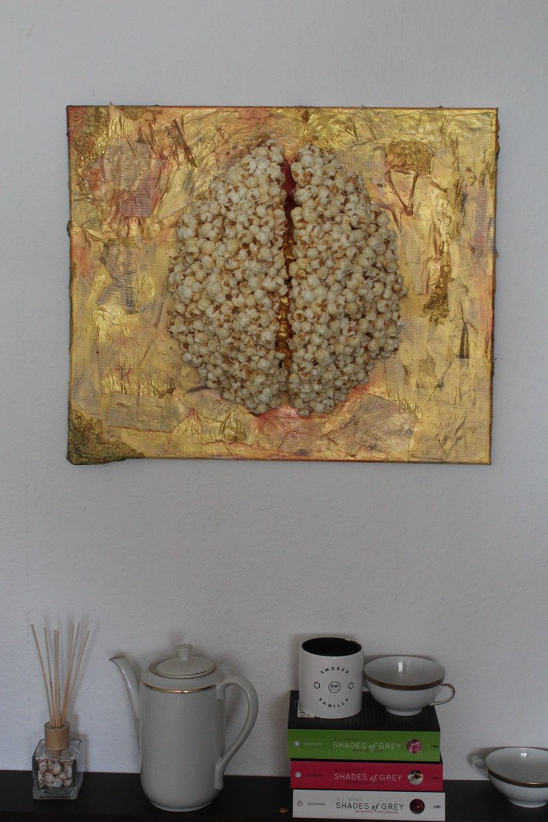 artcycling's tweet photo. my newest #assemblage pop-brain/ neuropop
#brain #neuroscience #popcorn #popart #modernart #Quarantine #QuarantineLife #popculture #kitsch #kitschparty #wansinn #Leopoldina #Tatort https://t.co/xosO5AGdUJ