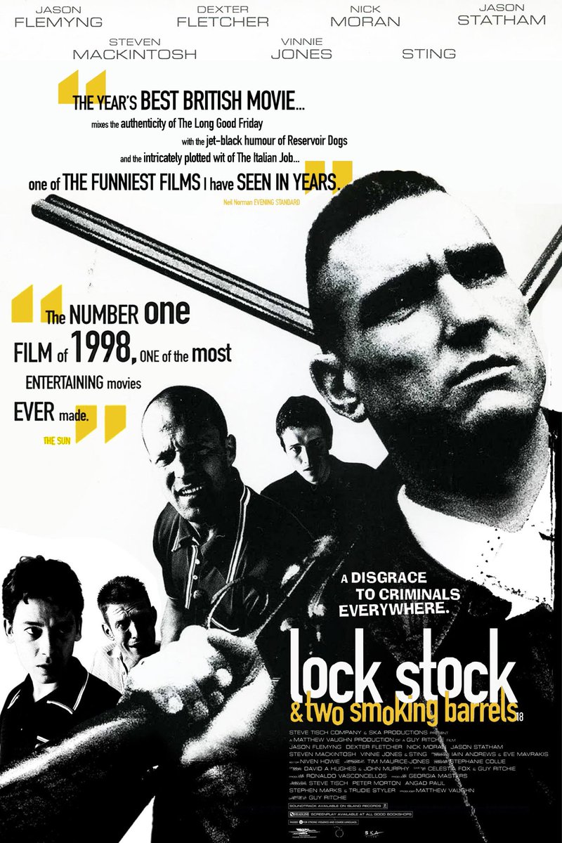 Lock, Stock and Two Smoking Barrels (UK)- This is my favorite work by Guy Ritchie. It’s a gangster films about a young man who decides to rob a gang to pay off his debts to a crime lord. Stylistic filmmaking, great humor and twists and turns. Highly recommend this. 