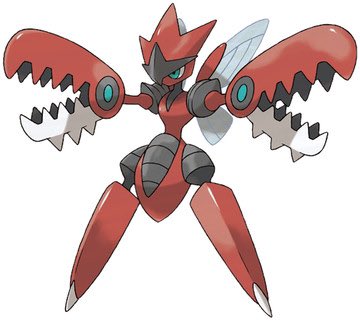 Scyther asked the question: Can a bug be cool? Scizor answers this: No, a bug can be even cooler. This sleek steel bug is aerodynamic and red all over. It is the very definition of extremely cool. If this bug is on your team you are automatically cool by association. Perfect bug.