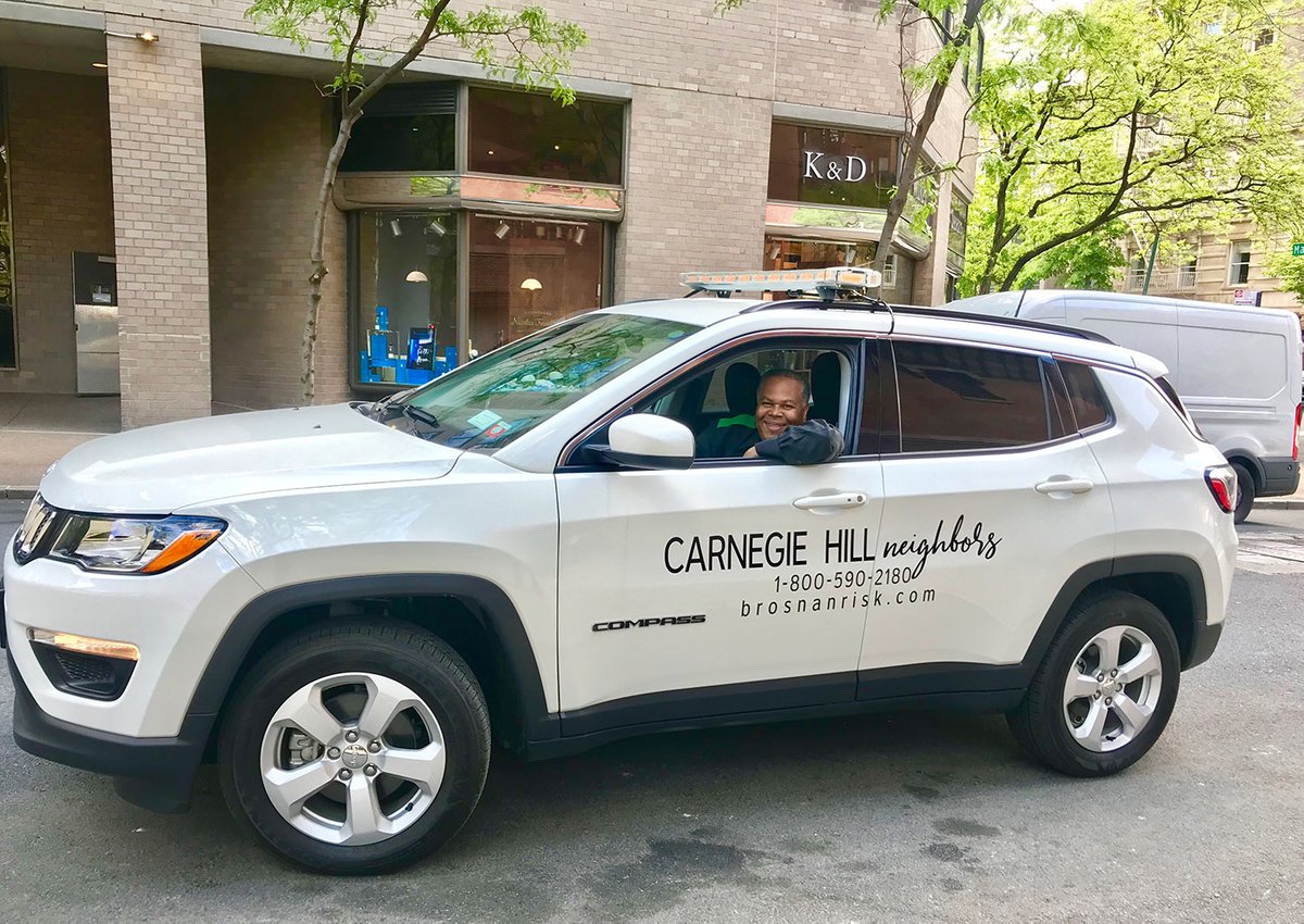 Even though the city is on lockdown, Carnegie Hill Neighbors’ quality of life and security programs have not suffered disruptions in service.  
Our Park Avenue malls landscaper, A. Bulfamante, and our daily security patrol, Brosnan Risk Consultants, are out with their crews in CH