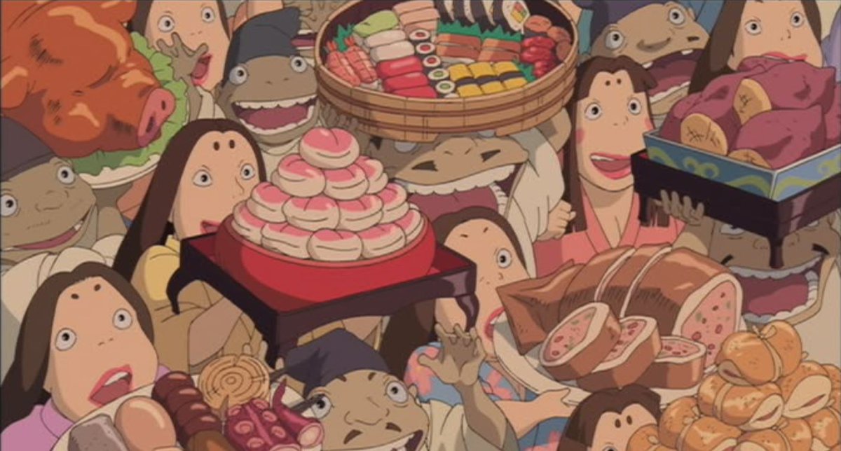 Also more food shots. That sponge cake bruh...... I wanted to have a whole tea party after seeing this scene lol.