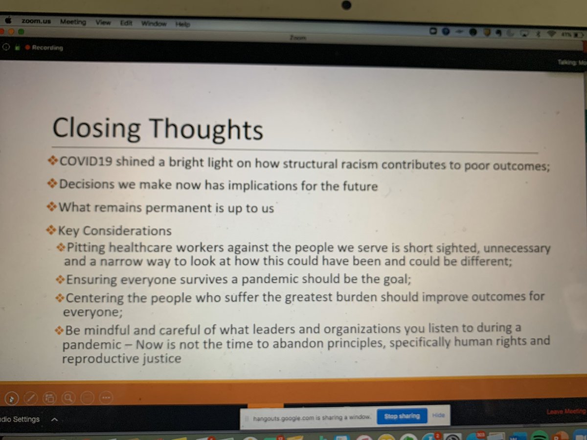  @mclemoremr on the  @BlkMamasMatter discussing how to redesign maternity care systems with community driven innovation in  #COVID19 pandemic  #BMWH