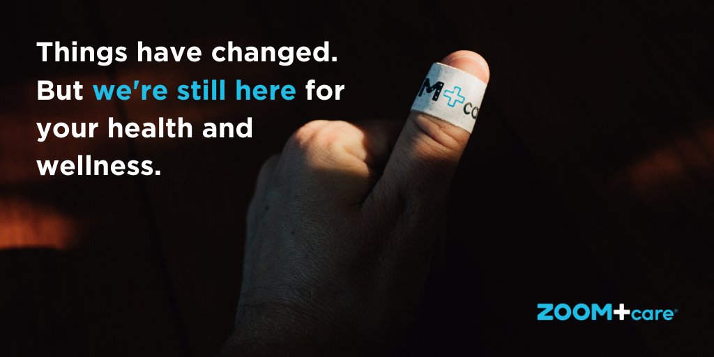 Quarantine or not, we all need care—don't hesitate to see us for all your urgent, chronic, and non-COVID health concerns. With VideoCare™, you can now see a Zoom provider, face-to face, without ever leaving your home.

Start your VideoCare™ visit: ow.ly/RqON50zcLMR