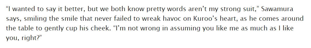 At this point I was 3 days past my gifting deadline and was rapidly losing steam so i decided to cut out the bullshit and have it be simple and straightforward (much like Daichi, tbh. What a stroke of genius). I think it worked out well though