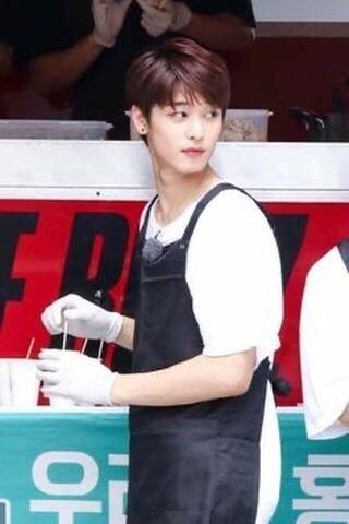 Juyeon as a waiter