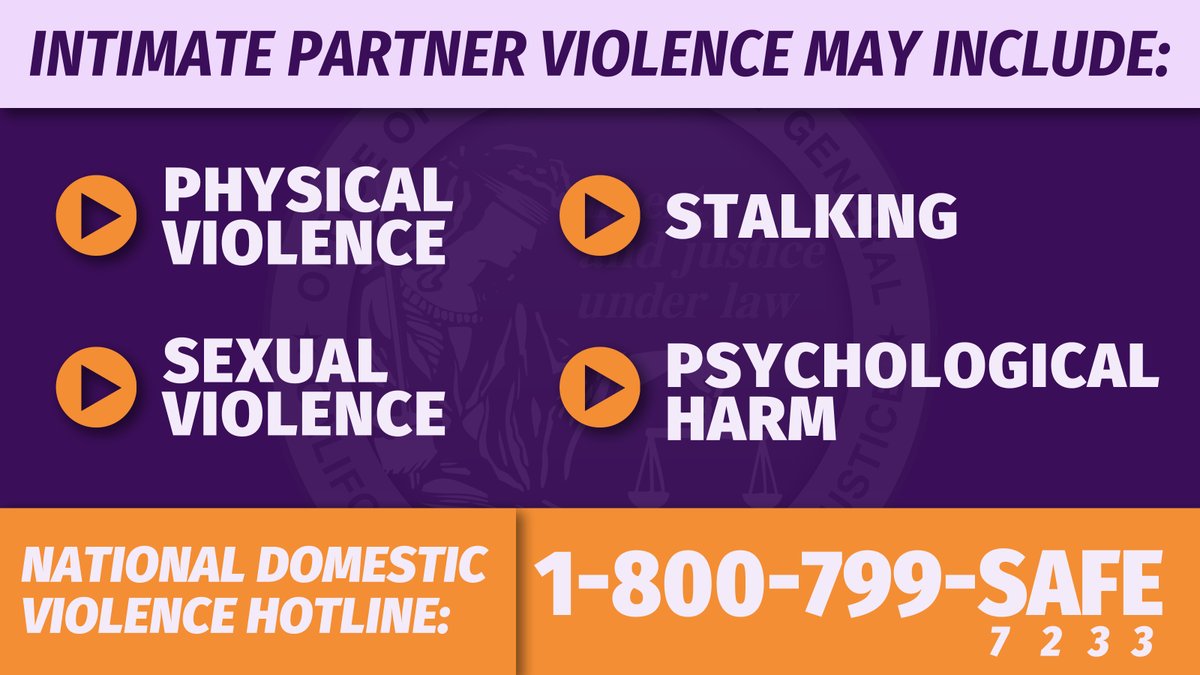 AGBecerra's tweet photo. During #COVID19, we’re all doing our part to #flattenthecurve and keep CA safe.

That means staying at home and listening to #publichealth guidance—but home isn’t always a safe place.

If you or someone you know is experiencing intimate partner violence, help is available. https://t.co/0szSMAFoE1