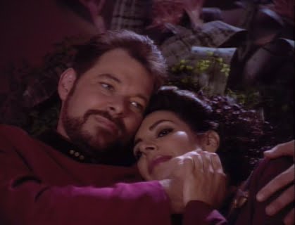 which got used pretty much unchanged as Riker & Troi.