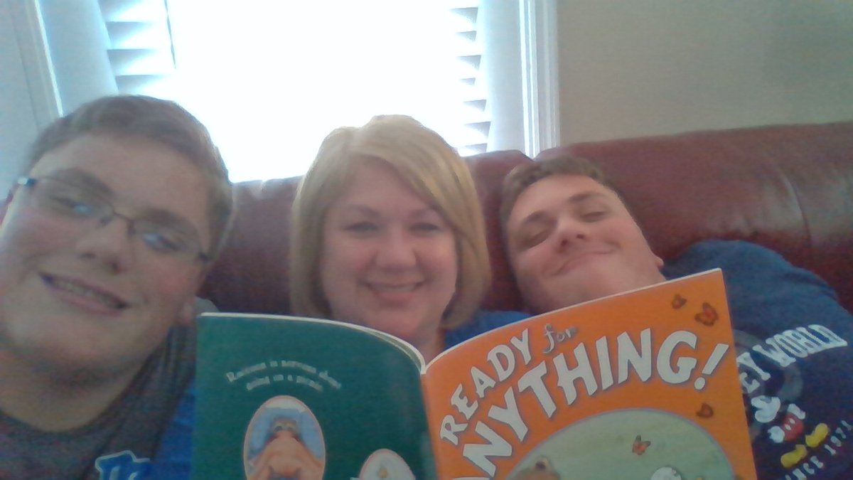 RRESPandas's tweet photo. Mrs. Emerson had a great time reading to her "little" boys! #RRESVirtualSpiritWeek https://t.co/ielryx1Azo