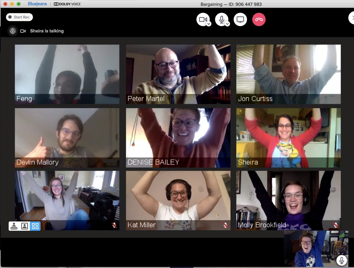 Our bargaining team just reached a Tentative Agreement!!!!

Members, you do NOT want to miss tonight's GMM: bit.ly/april13gmm