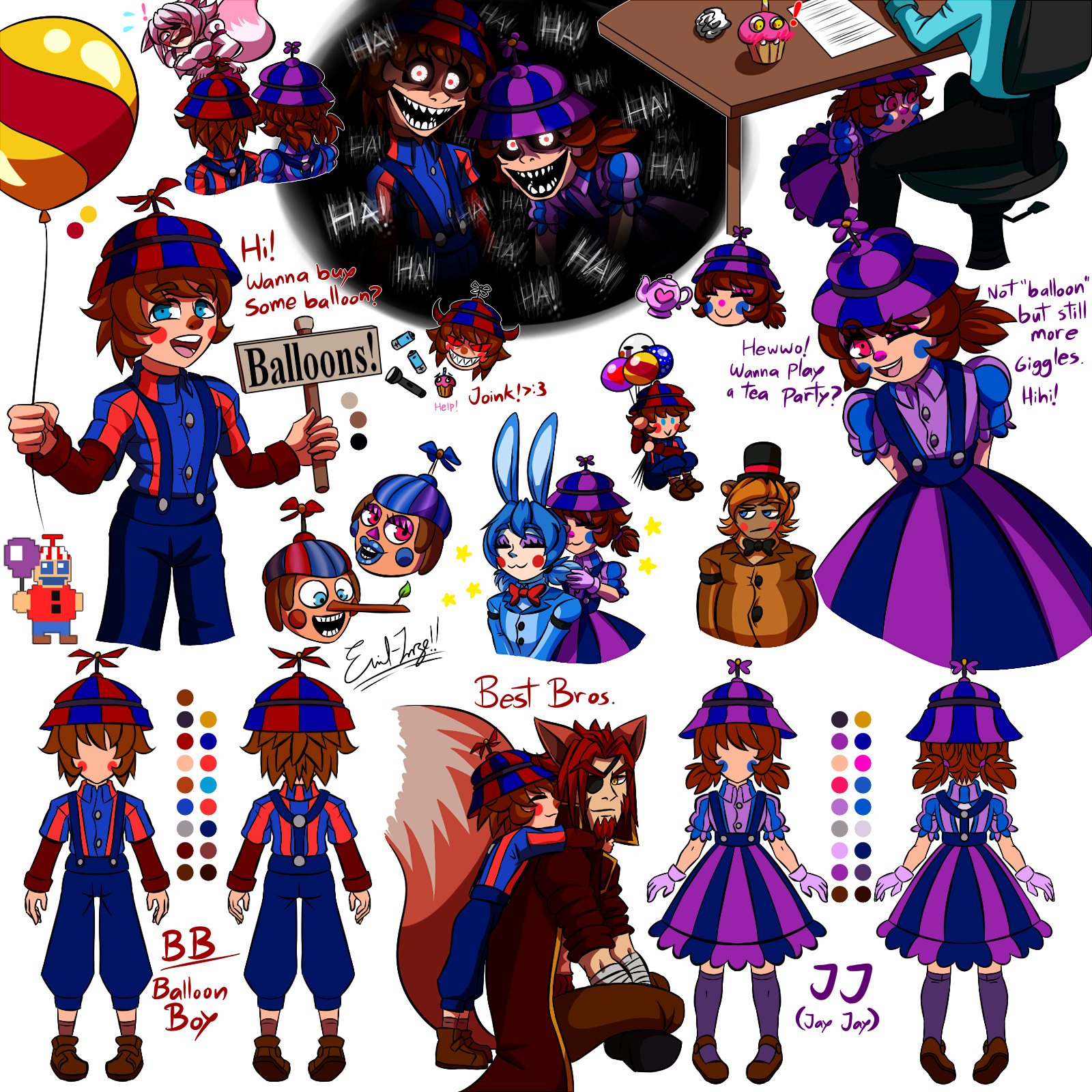 X 上的Emil-Inze：「FFPS - Salvaged Animatronics Humans Concept