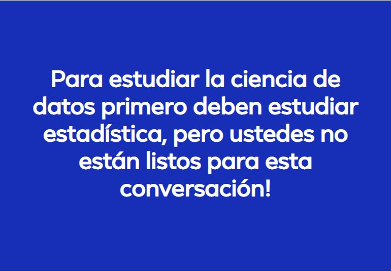 statsanddatasci's tweet photo. O si están listos? 🤔
#StatsJokes #mathsjokes 😁
#Statistician #Statistics #Maths #Stats #Econometrics #DataAnalysis #Estadistica #AnalisisDeDatos #rstats #rstatses #DataScience #CienciaDeDatos #datascientist #data #python #julialang #probability #MachineLearning #DeepLearning https://t.co/YYEF0FOTCF