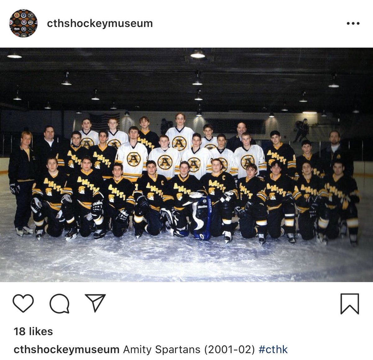 CTHSHockey's tweet image. Some absolute beauties in this one. Non-Amity people, how many can you name? 

Old team pics are fun and great for the museum. Send some pics in! DMs open! #cthk