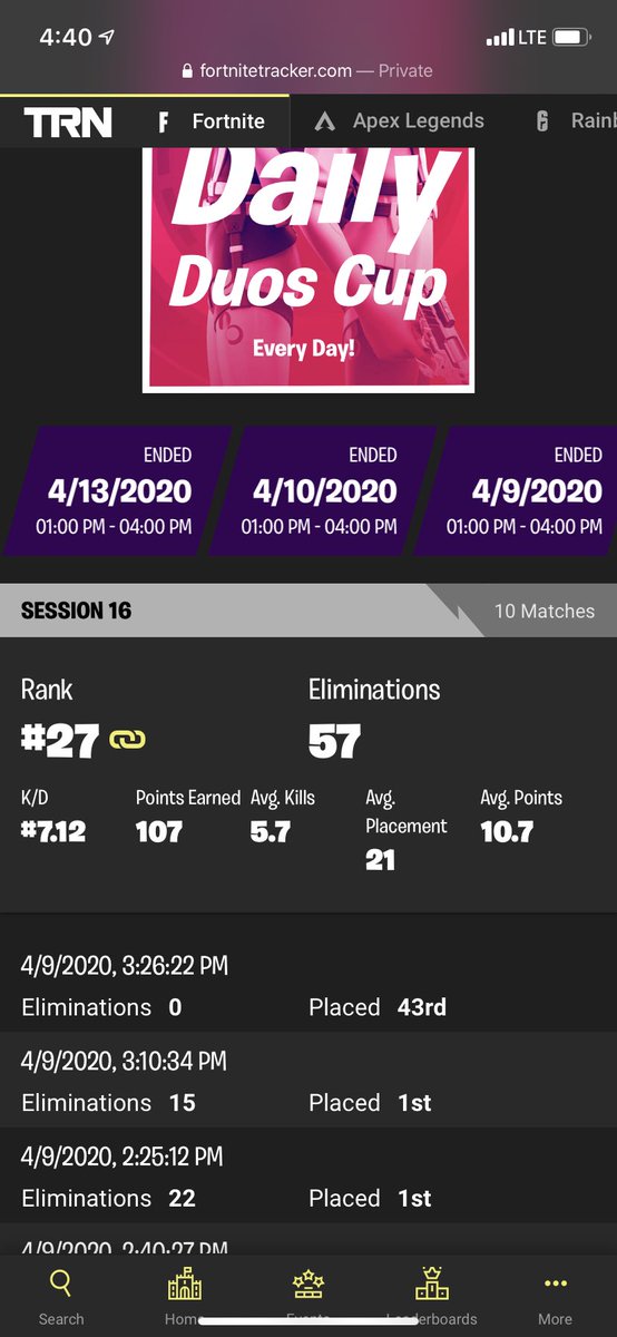 inactiveLGG's tweet image. -4/9/2020- 27th place @koppasonsticks