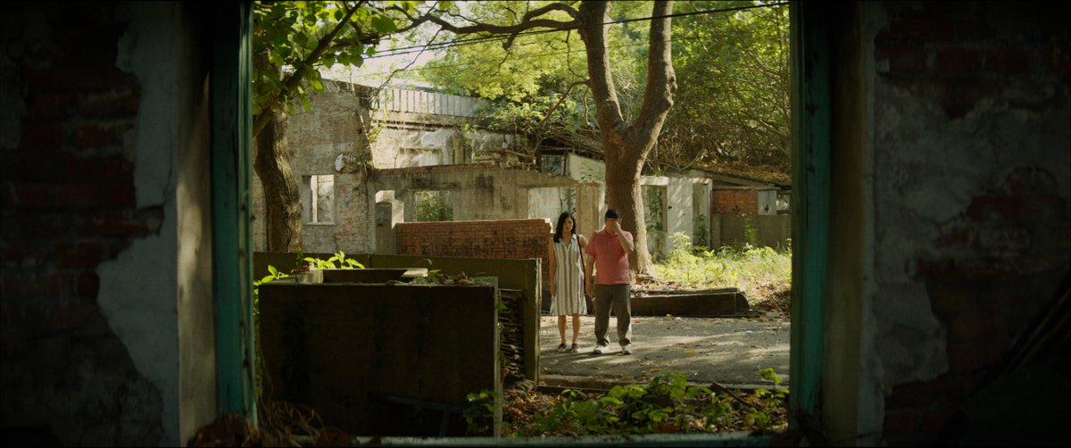 The framing in TIGERTAIL is another nod to Wong Kar-wai, asking viewers to study characters in their settings. These two scenes, framed by doorways and windows, beautifully capture broken dreams, bitter realities, and faded memories.