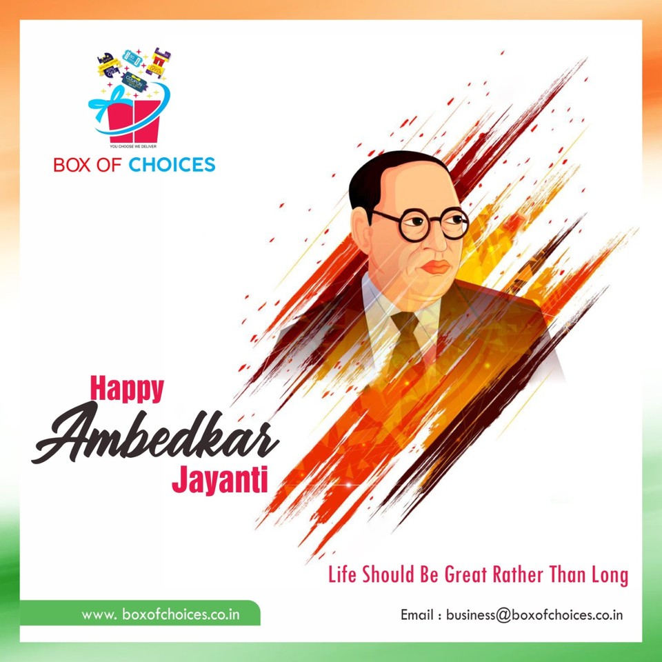 BoxofChoices's tweet photo. Life Should Be Great Rather Than Long !!โบ๐
Happy #Ambedkar_Jayanti !!๐
.
.
.
.
.
#DrBhimRaoAmbedkar #AmbedkarJayanti #FatherOfConstitution #BhartiyaSanvidhanKeNirmata
#BoxOfChoices https://t.co/3labPUiPVM