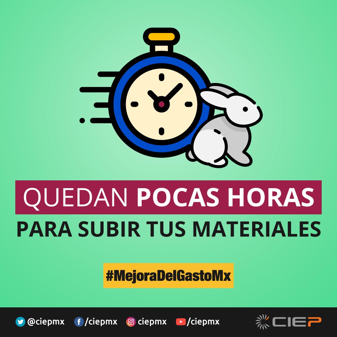 ciepmx's tweet image. Participantes del #ExploraDatosMX, suban sus materiales, la competencia cierra a las 00:00 horas. Estamos muy emocionados por conocer sus propuestas 🤩