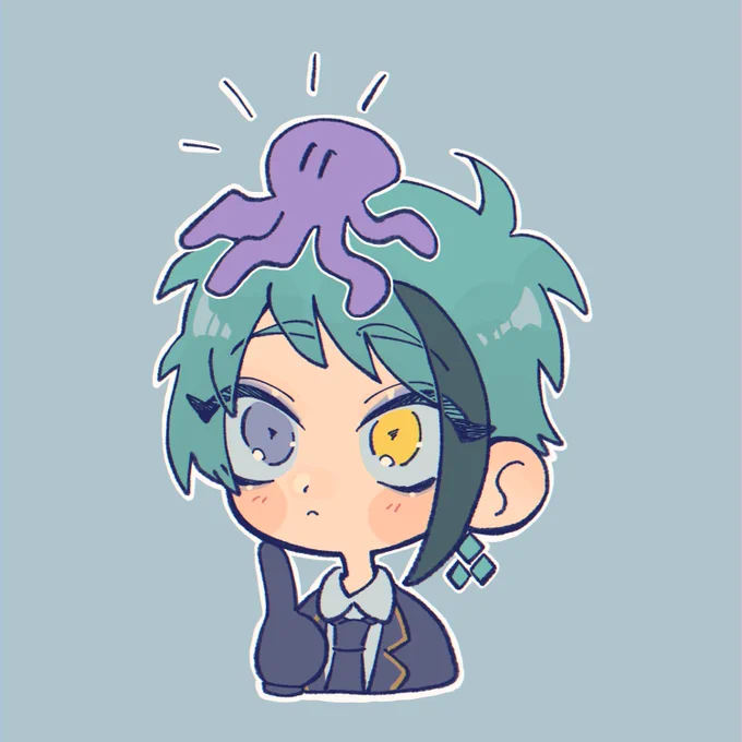 ジェイドくん?
#ツイステファンアート 
#ツイステ 