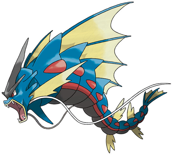 And finally, last but certainly not least, the greatest most perfectest water bug ever, if not the greatest worm of all time... Gyarados: The Great Worm of the Sea. Many legends have spread about this remarkable bug, but one thing is for certain, it is most certainly a worm.