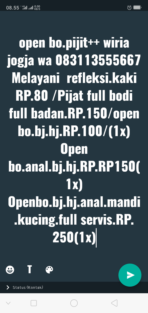 AurelWaria2's tweet photo. Waria Jogja open bo.wa 083113555667
#wariapijit 
#waria69 
#pijatjogja #pijatpanggilan #pijatjogjakarta #pijatcapek #pijatpria #openbojogjakarta #RecomendedBooking #readyjogja #readyjogja #jogjaincluderoom j
#jogjanakal #jogjasehat #jogjanikmat https://t.co/NZGqe7xGrD