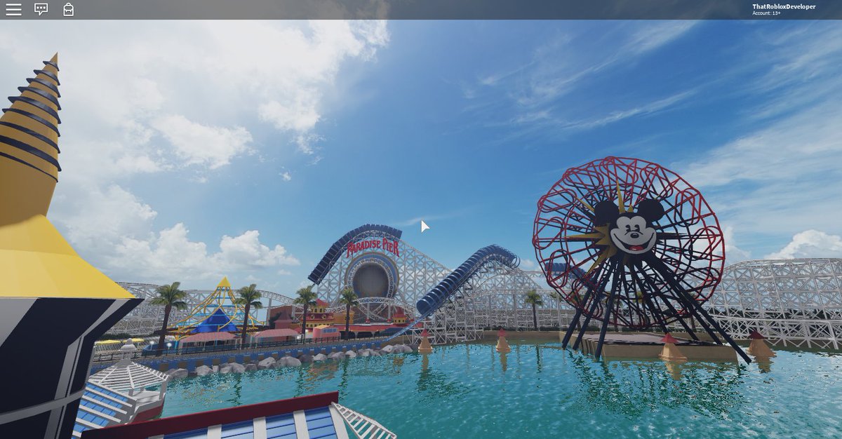 ThatRobloxDev's tweet image. Fixing and riding an old attraction I had developed for my old Disneyland project on ROBLOX.