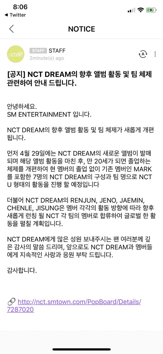A happy ending to this thread :’ )6Dream is having a comeback on April 29 2020 GRADUATION IS CANCELLED and 7Dream will be a rotating unit like NCT U!! can I get a hell yea omfg this is what we dreamed of, what a fucking win for us and the dreamies 