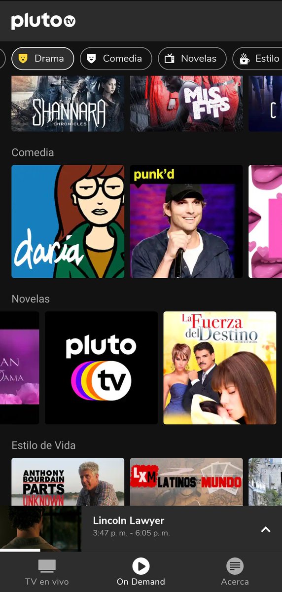 sinfanatismo's tweet photo. @ReyCritico @IdeasAzteca @ArmandoSouzaD En la aplicación gratuita Plutotv disponible en Google play hay varias telenovelas de Tv azteca en Full HD., Con las versiones internacionales. #SilviaNavarro #MujerComprada #BarbaradeRegil https://t.co/xokkBTM7KS