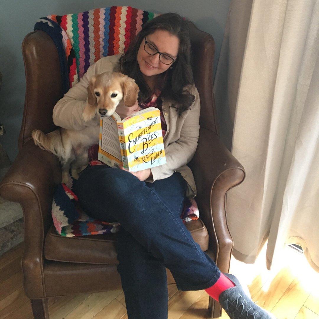 Let's see your pets! Here's Dawn with her pooch, Lexi! #librarystaff