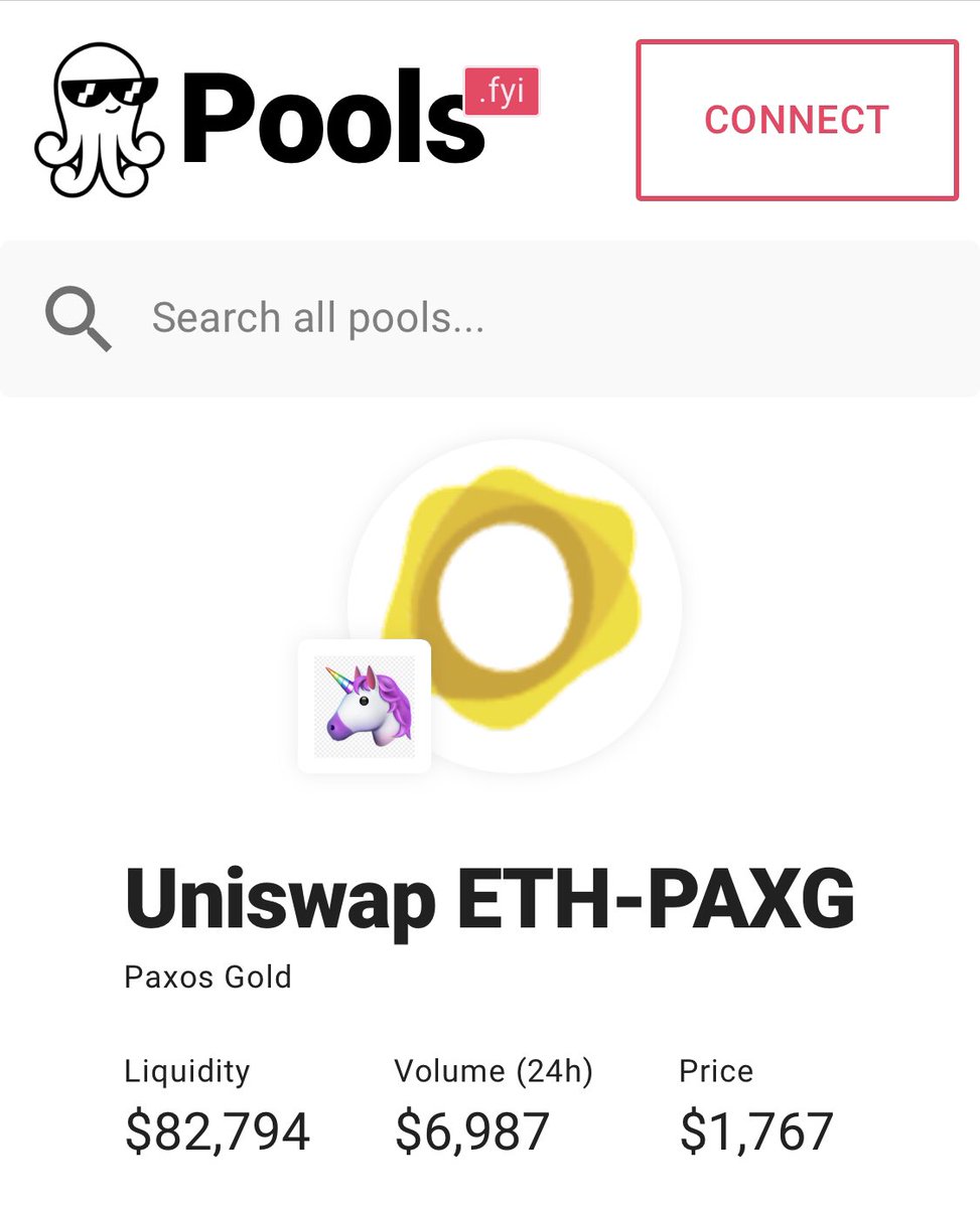 blocklytics's tweet image. New on Pools: Gold and Bitcoin