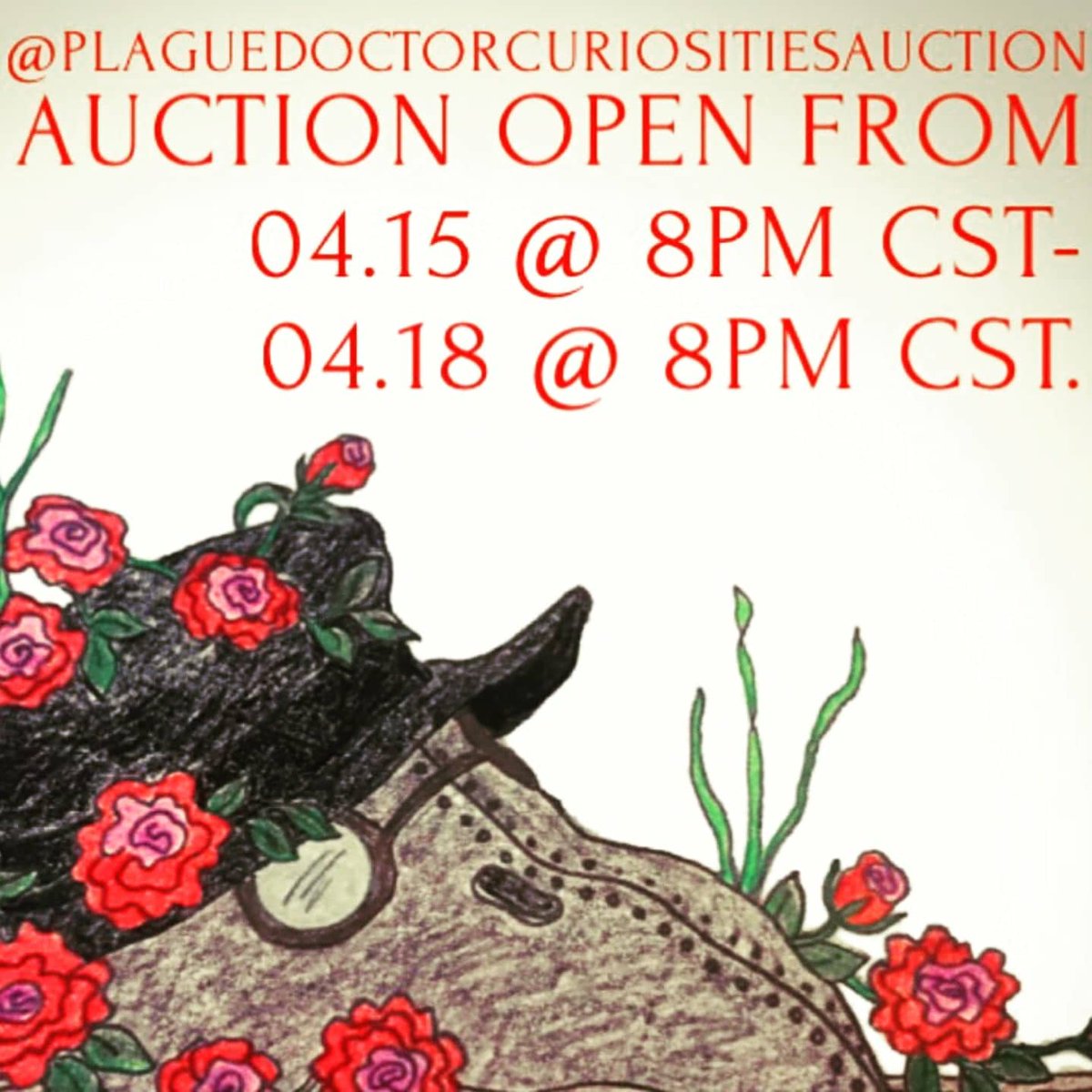 ConjuringRaven's tweet photo. Hey y'all, thought I'd drop by and let you know I'm participating in a charity auction benefiting Direct Relief, the auction goes live tomorrow on instagram, info in the attached photos, along with a teaser of the four exclusive prints I'm offering. https://t.co/l21MkM63Lt