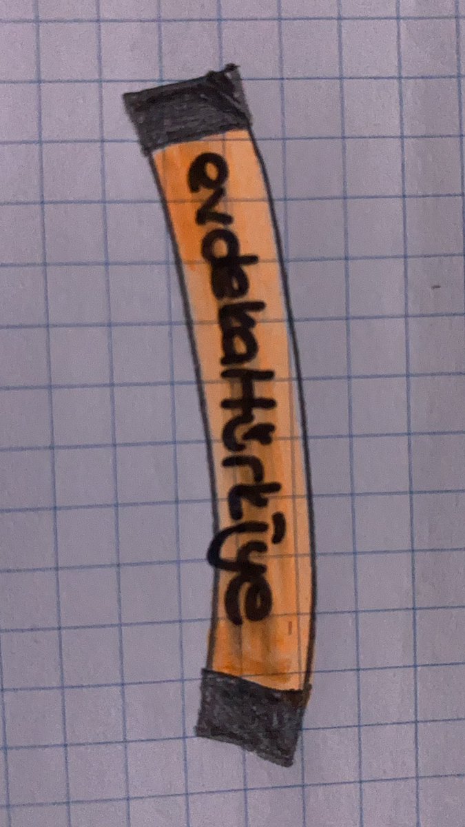 Buda benim ufak çalışmam #EvdeKalTurkiye