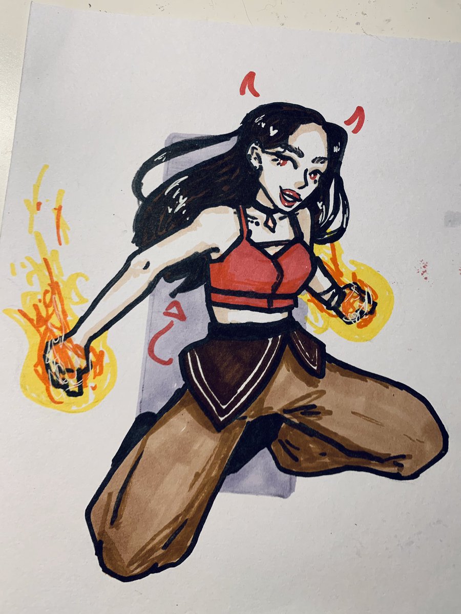 sophy_ioart's tweet photo. 🥵🥵 i saw this au by @mirasless and 🥵🥵🥵 i had to draw fire bender yves 🥵🥵 i love this design !!!!!!! https://t.co/kH0OXAFFXg