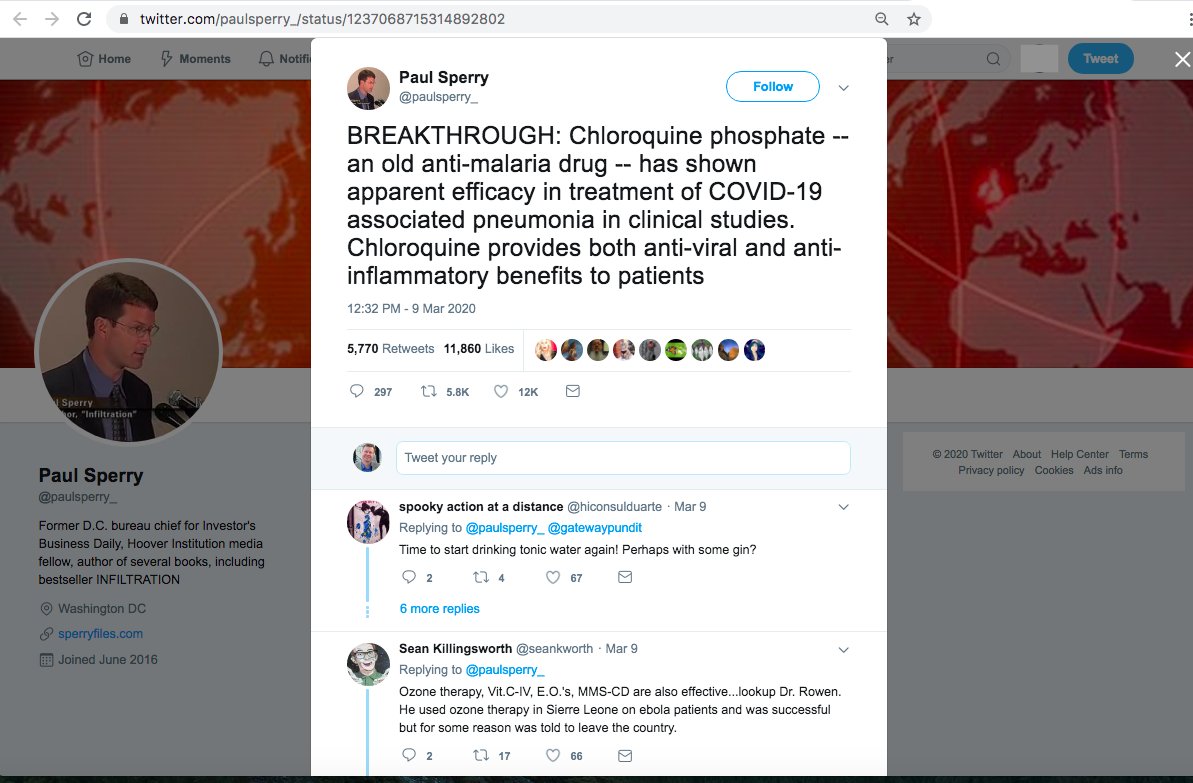 A new WashingtonPost investigation published today found this was one of the early big tweets here in US that started it all. We found this tweet back on March 25th by looking at what some of the Kremlin-aligned troll accnts we follow, were tweeting about  #coronavirus  #covid19