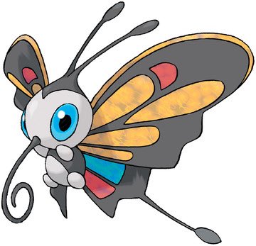 Aesthetically speaking, some would say Beautifly is a perfect bug. It is beautiful, but is it truly perfect? It’s very colorful, has beautiful eyes, lovely wings, an excellent proboscis and effervescent vibes. It is also a flying type Pokémon. Indeed, a remarkably great bug.