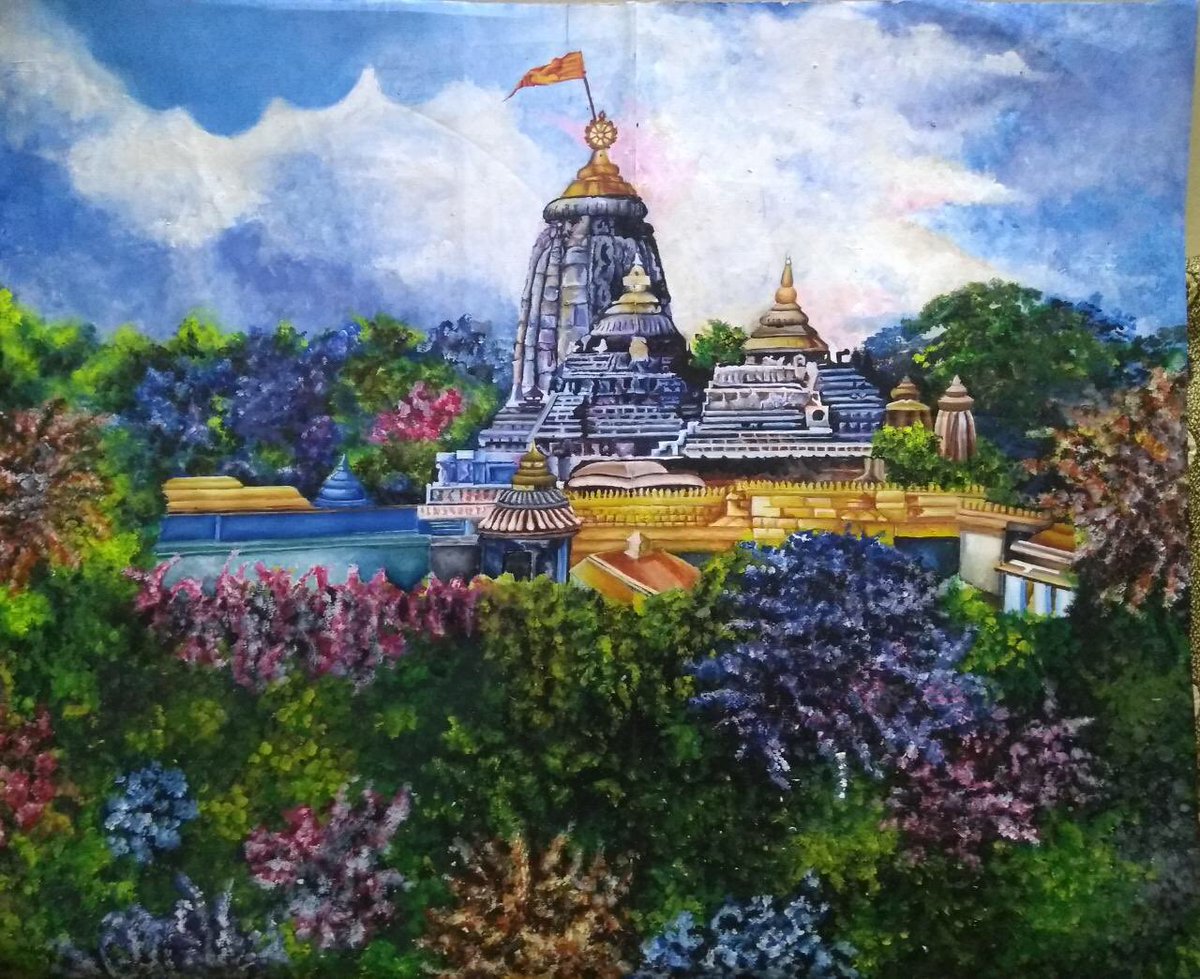 People are doing various things during lockdown, My niece made this painting.