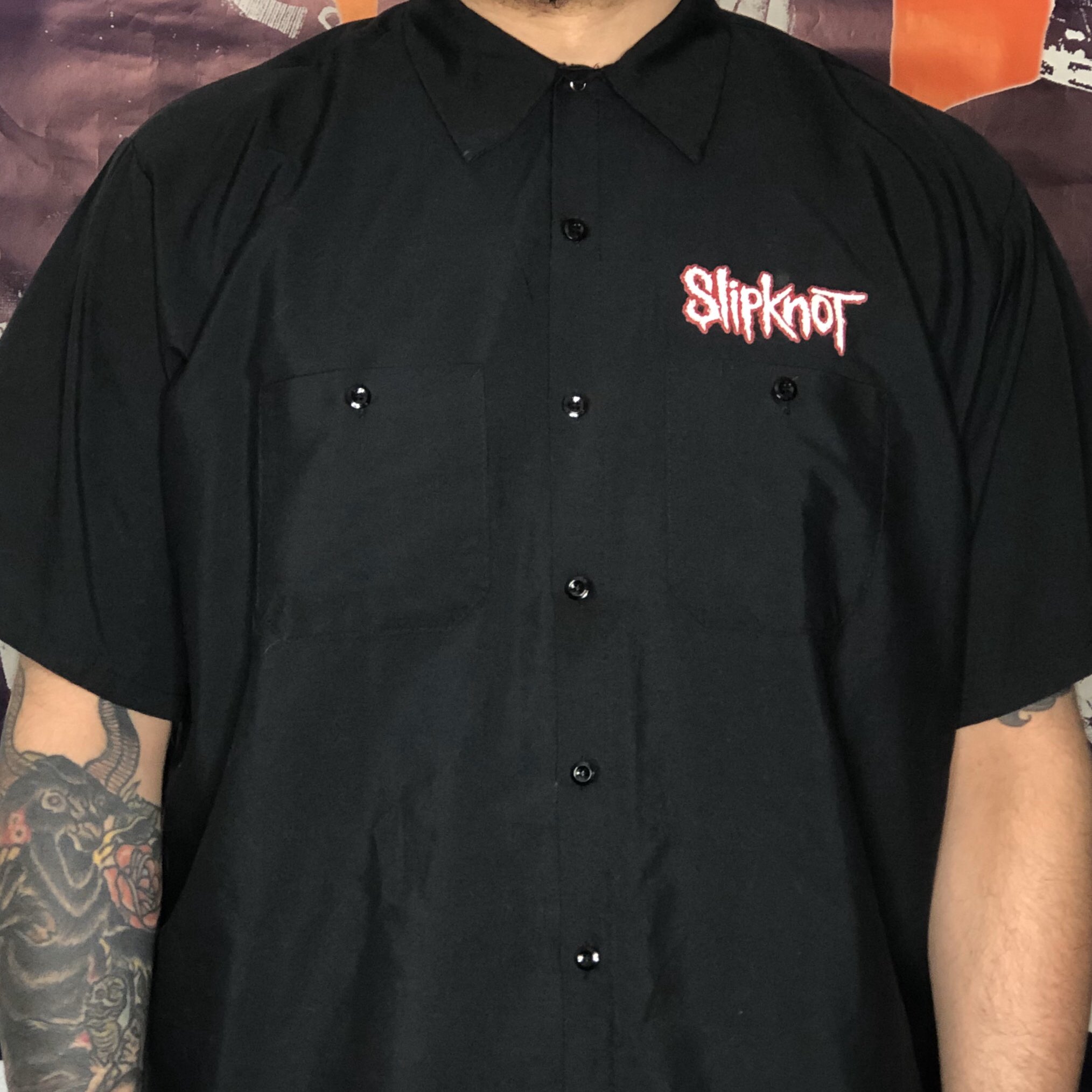 Slipknot button up shirt hotsell