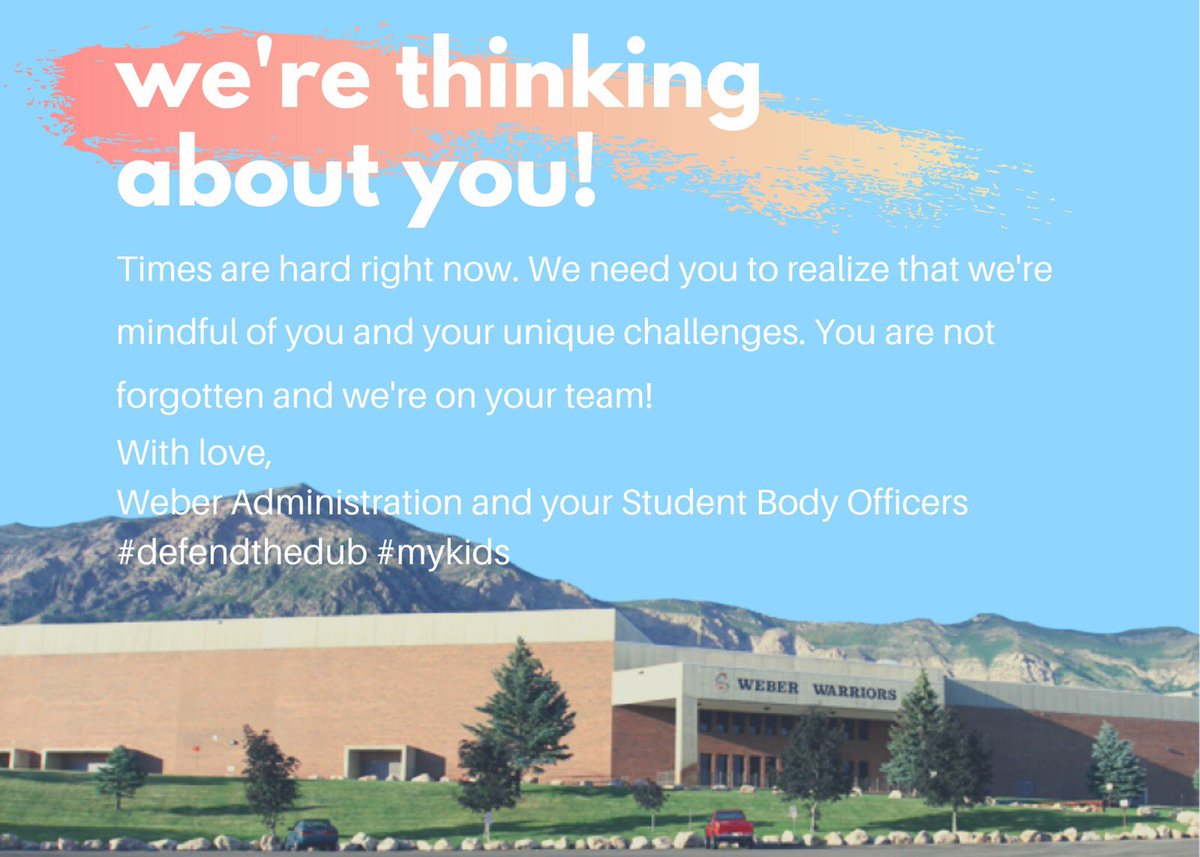 WeberPrincipal's tweet photo. We ❤️ our Warriors ‼️ #DefendtheW #WarriorStrong #Together https://t.co/Bw4Ku1qEz2