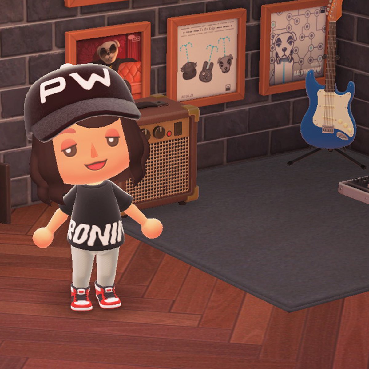 petewentz's tweet image. That one villager who always tells you to #checkyourphone 📱 

peep the codes to use them yourself in @animalcrossing and thank you @GlitchLabsCo for making these