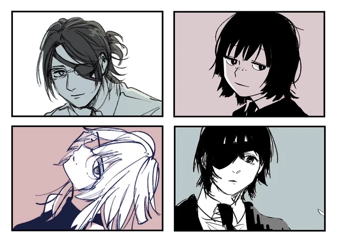 昨夜うしこさんから貰ったよ
#推しを答えて4人指名するリレー 

自分で髪切ってそう選手権です 